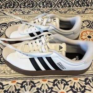 Adidas women’s White and Black Sneakers
